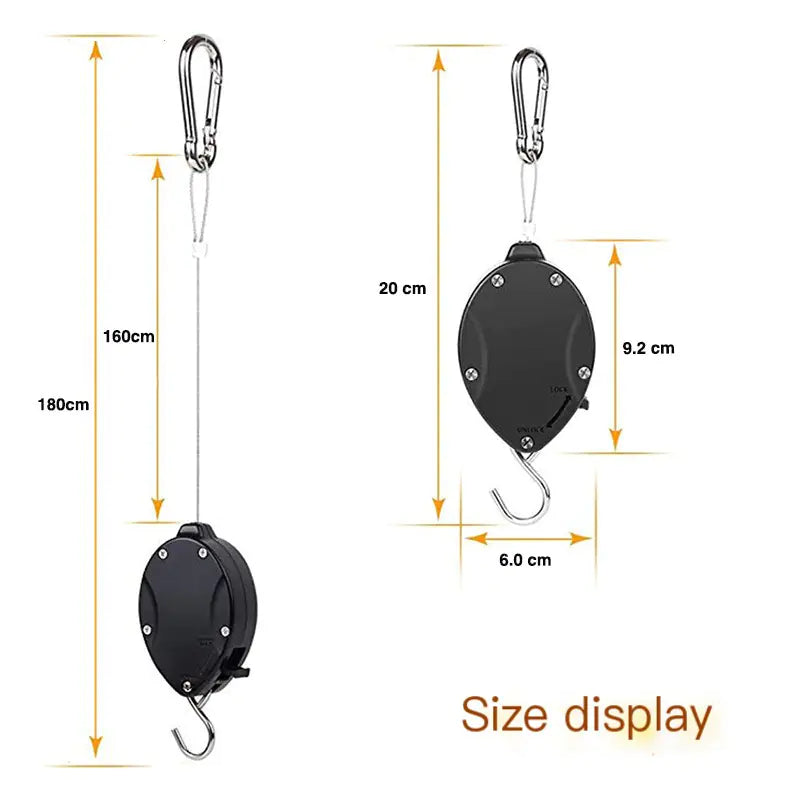 Stainless Steel Expandable Garden Hook for Planters