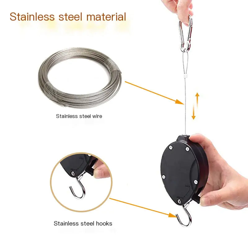 Stainless Steel Expandable Garden Hook for Planters