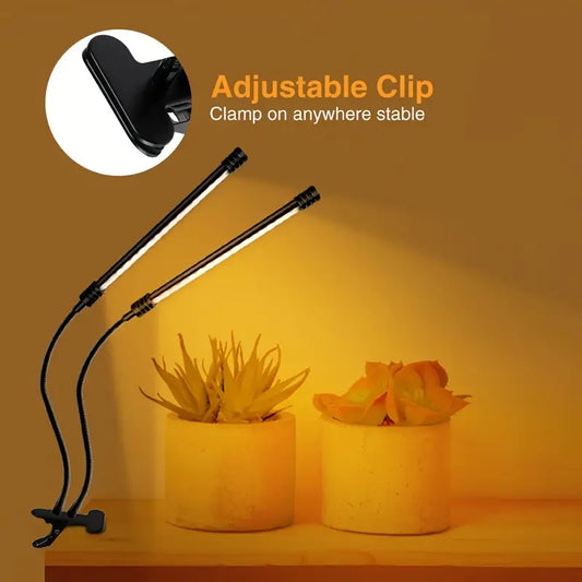 Dimmable Clip-On Plant Grow Light (1pc)