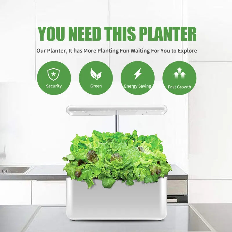 Self-Watering, controlled light Grow Station