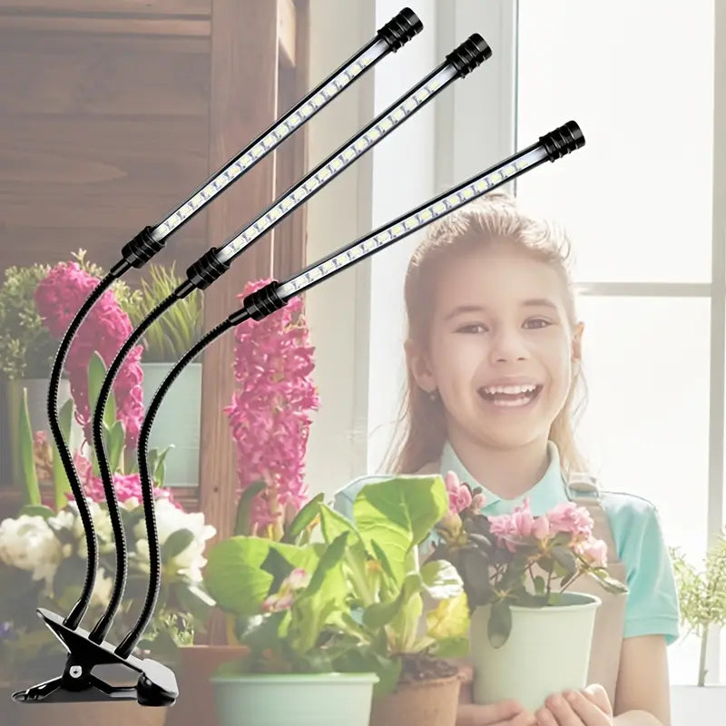 Dimmable Clip-On Plant Grow Light (1pc)